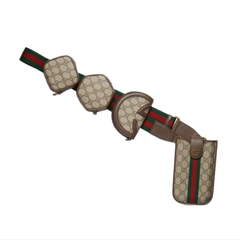 Gucci GG Supreme Ophidia Utility Belt Mini Bags - Picture 2 of 9